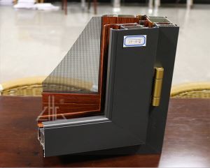 Wood Grain Frame Aluminium Composite που χρησιμοποιείται